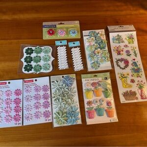 Colorful Craft Embellishments Set.